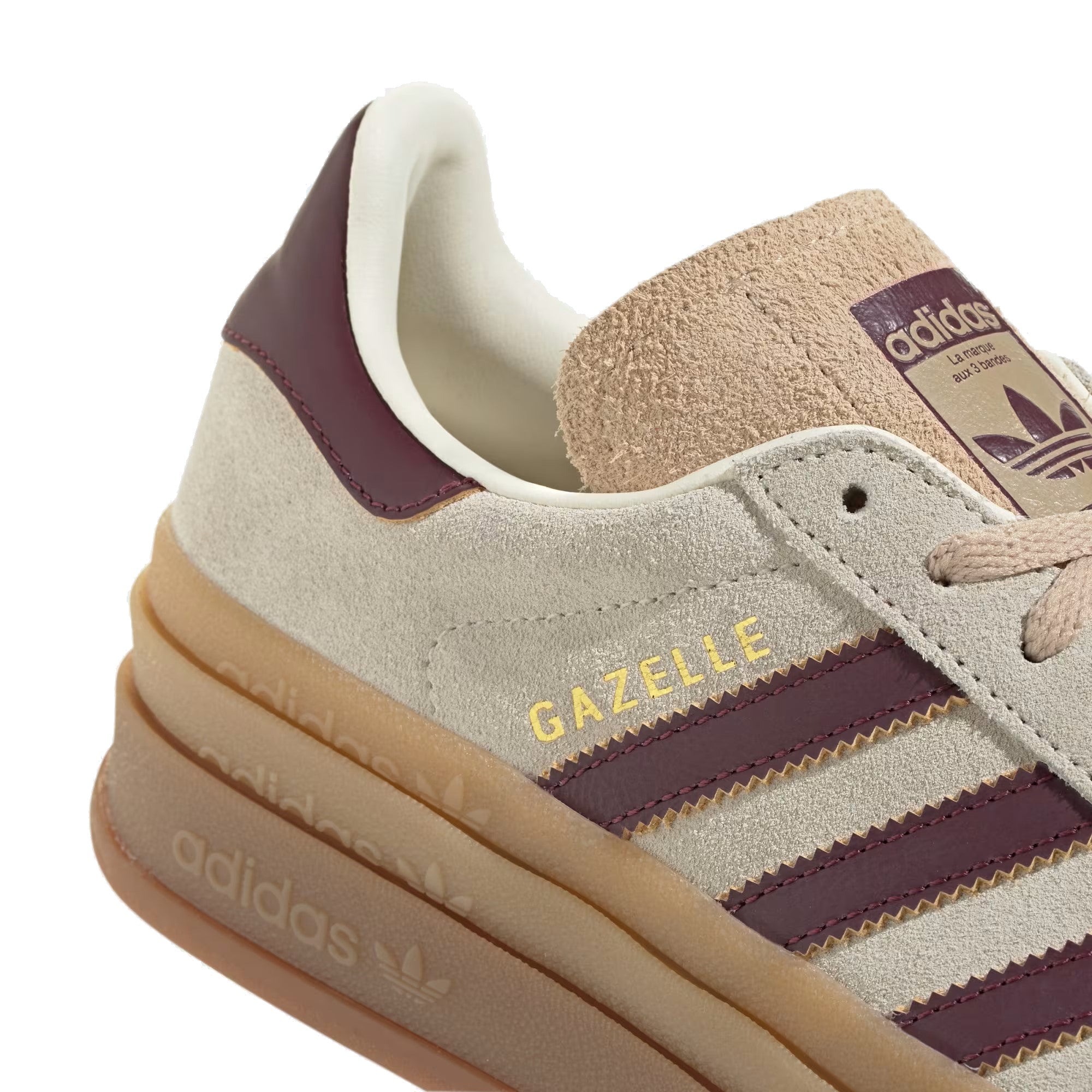 Adidas Gazelle Bold JQ5127 Cream White / Maroon / Magic Beige