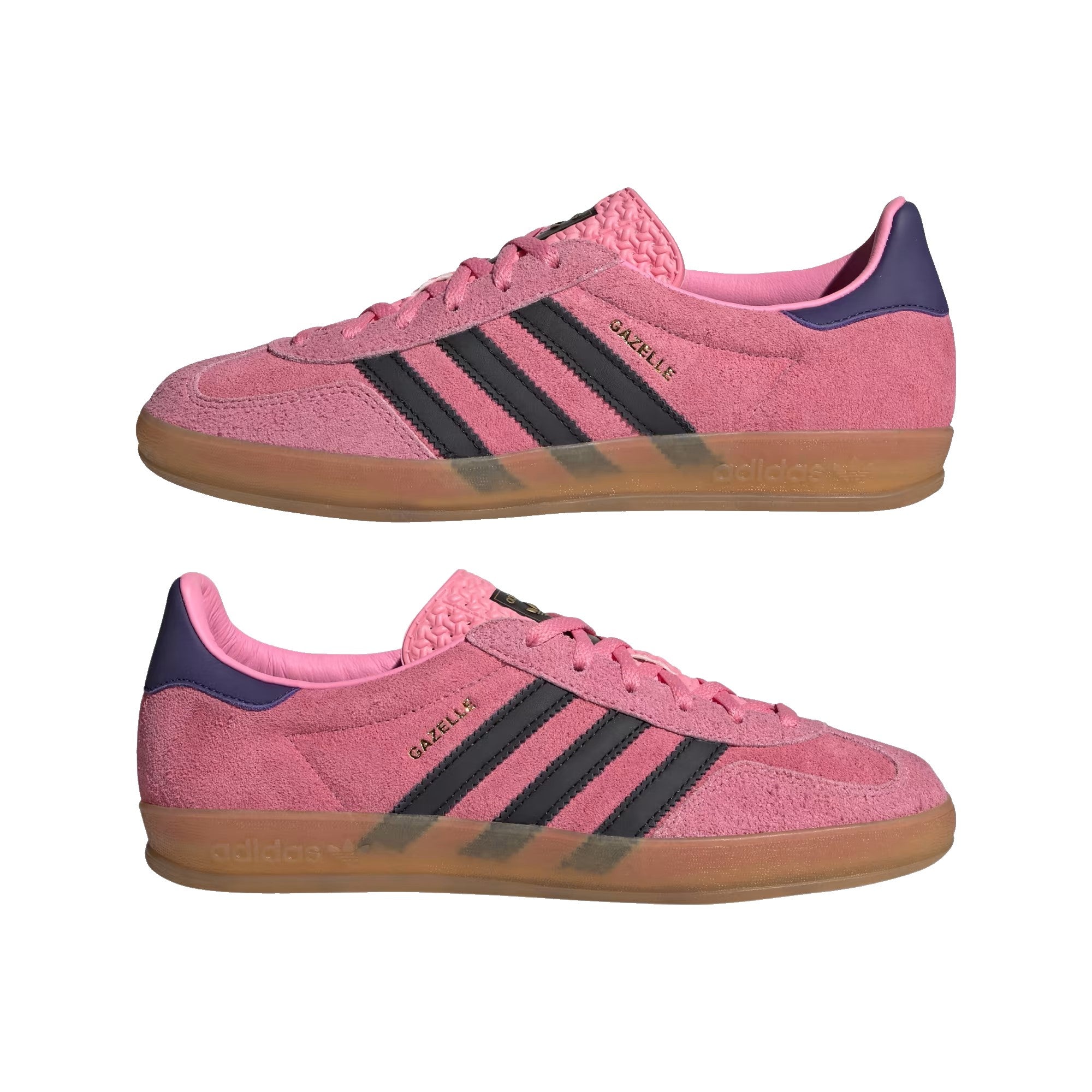 Adidas Gazelle Indoor Women's IE 7002 Bliss Pink / Core Black / Collegiate Purple