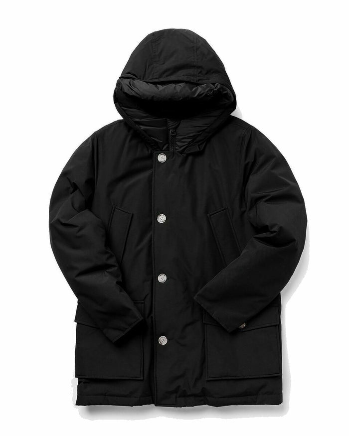 Woolrich Arctic Parka in Ramar with Protective Hood Black