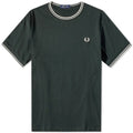 Fred Perry Twin Tipped T-Shirt Night Green