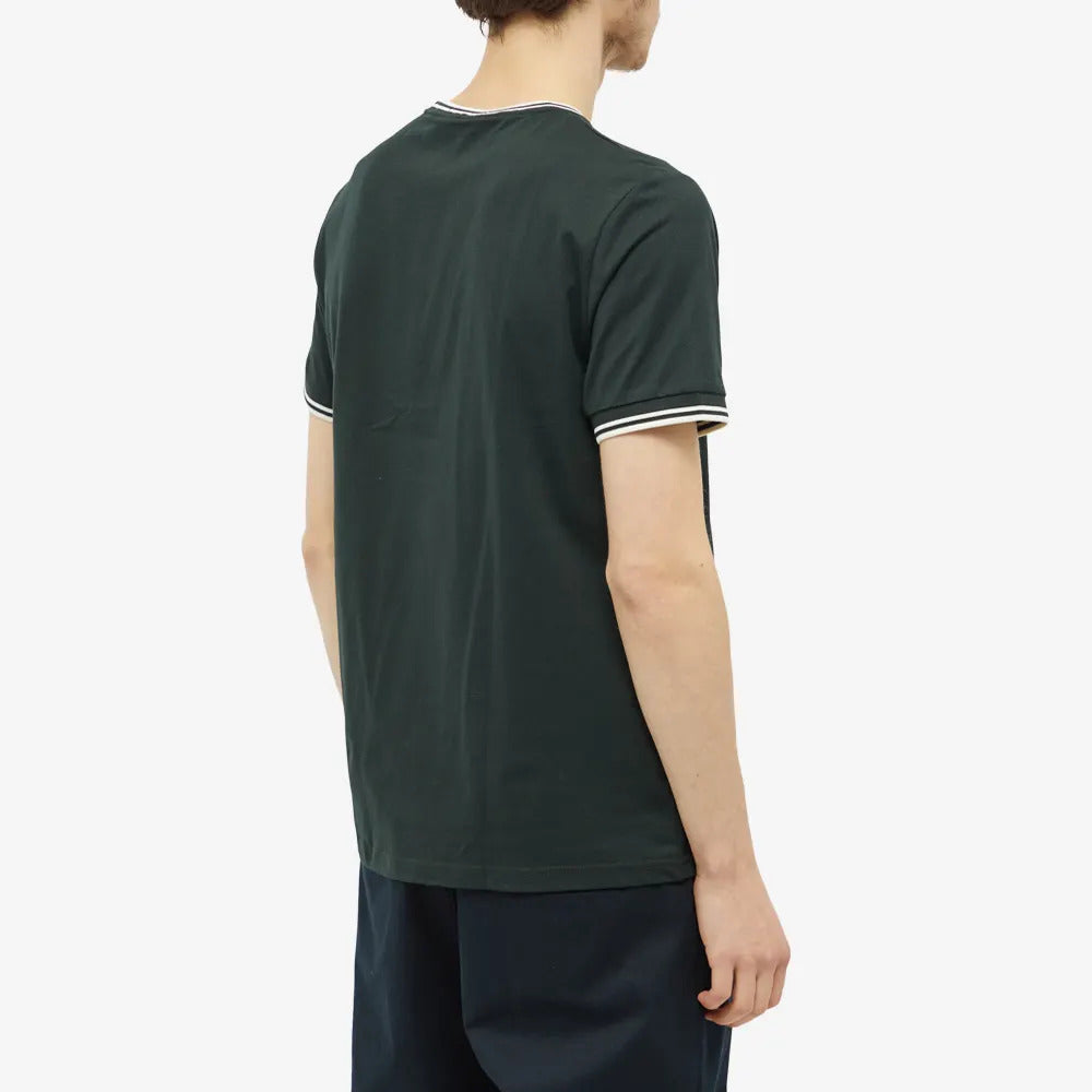 Fred Perry Twin Tipped T-Shirt Night Green