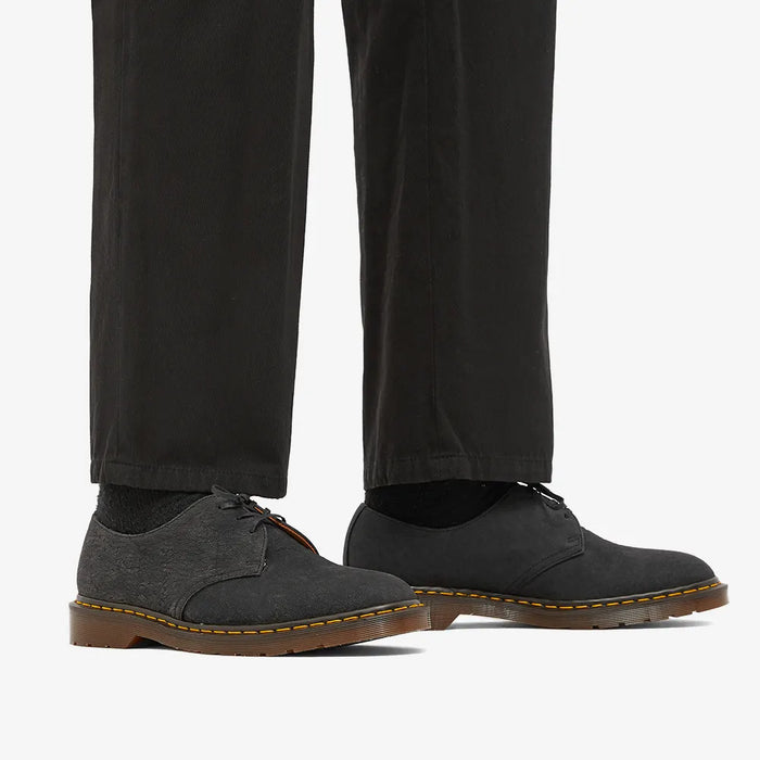 Dr. Martens 1461 Savannah Nubuck Made In England Black