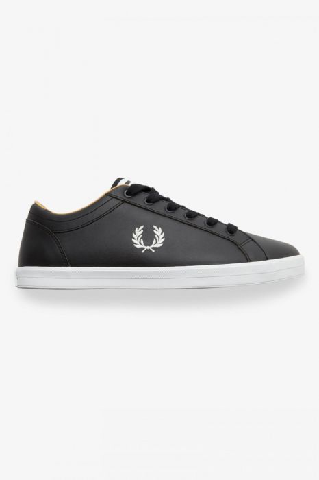 Fred Perry Baseline Leather B1228 Black