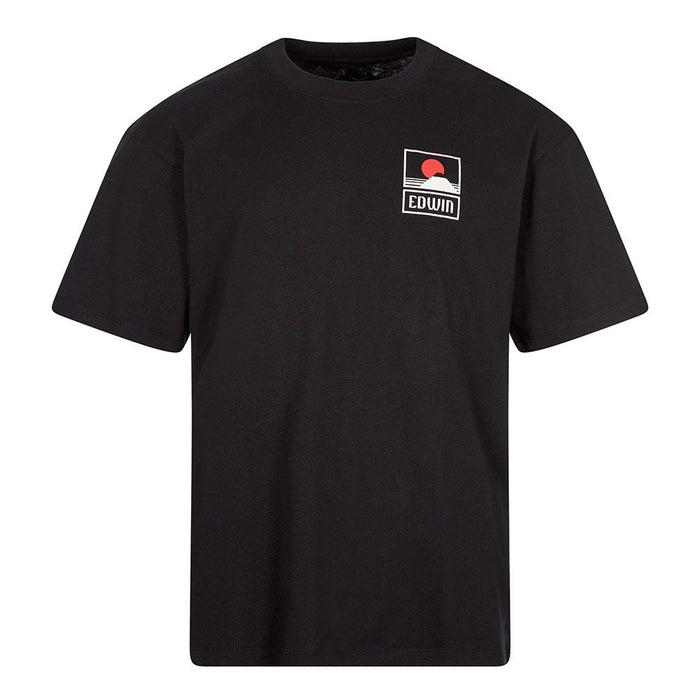 Edwin Sunset On Mt Fuji Single Jersey Black