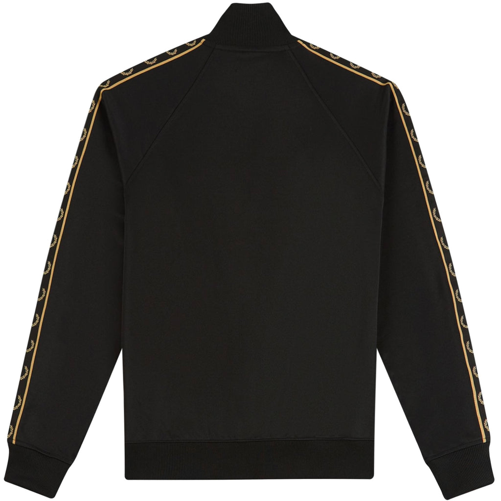 Fred Perry Contrast Tape Track Black / Warm Stone