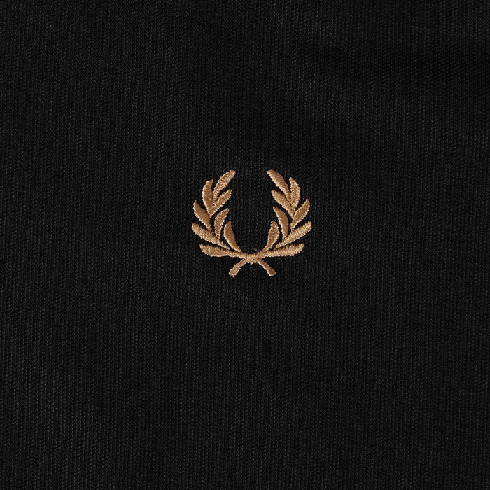 Fred Perry Contrast Tape Track Black / Warm Stone