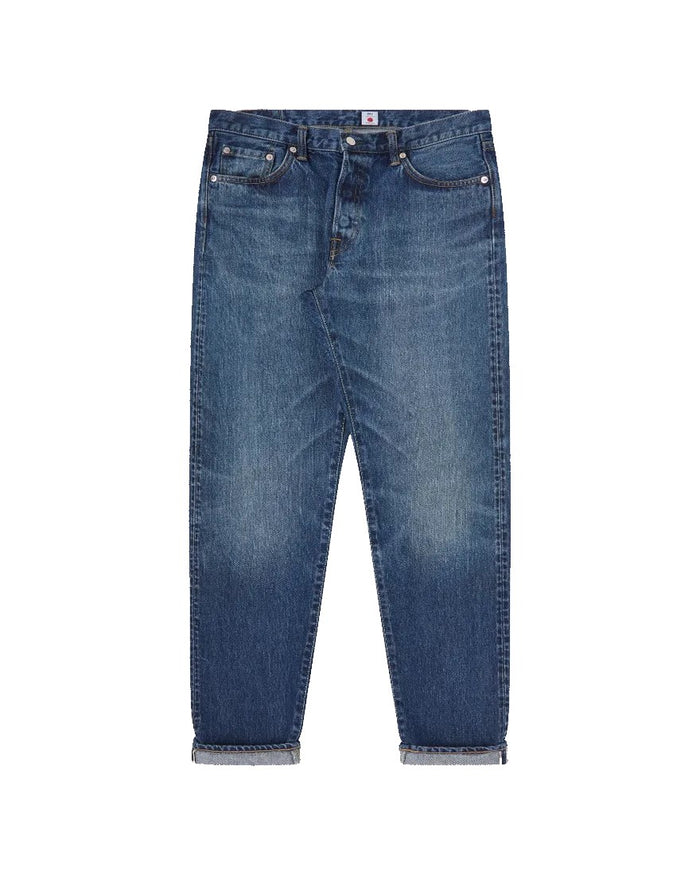 Edwin Regular Tapered Jeans L32 Blue Dark Used