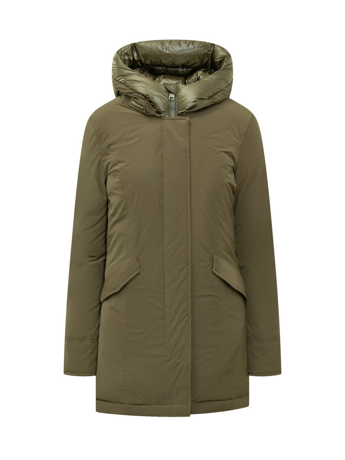 Woolrich Woman Luxury Arctic Parka Dark Green
