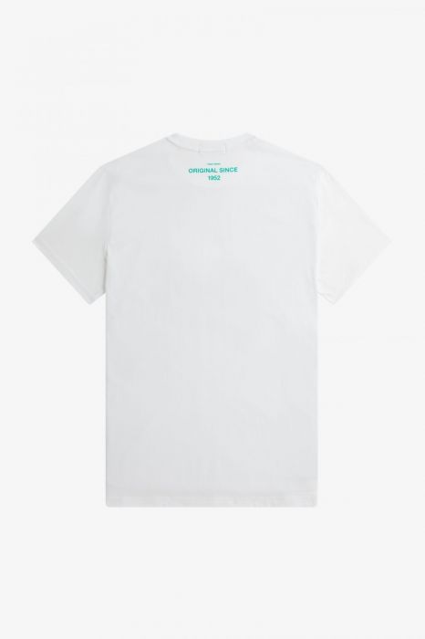 Fred Perry Stamped With Laurel Wreath White