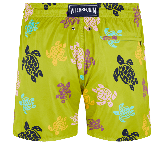 Vilebrequin Mahina Swim Short Ronde des Tortues Matcha