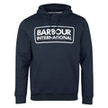 Barbour International Pop Over Hoodie Navy
