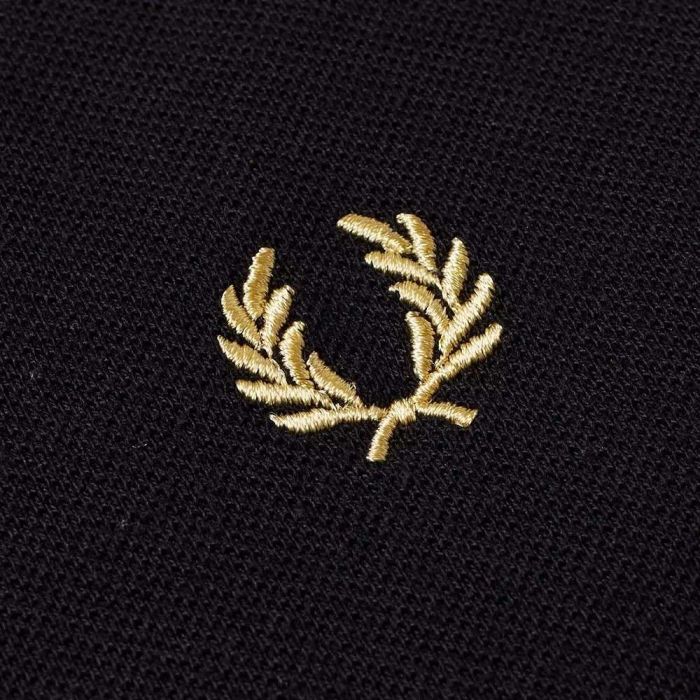 Fred Perry Reissues Original Plain Polo Black Champagne