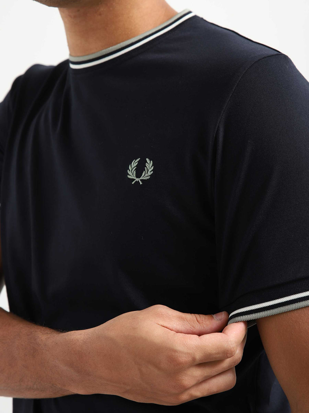 Fred Perry Twin Tipped T-Shirt Navy